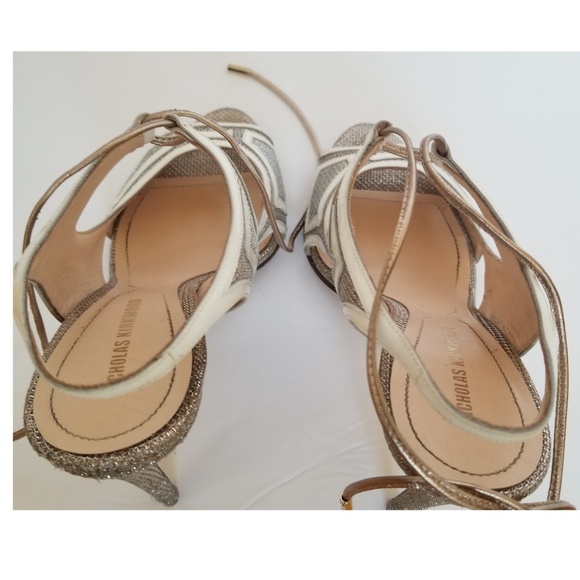 Nicholas Kirkwood | Art Deco cut out sandal - Picture 3 of 8